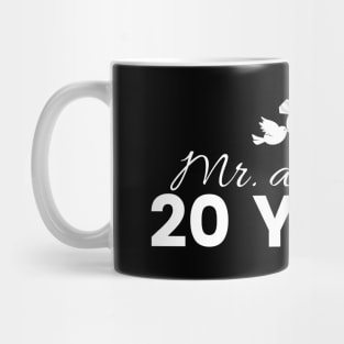 20th Wedding Anniversary Couples Gift Mug